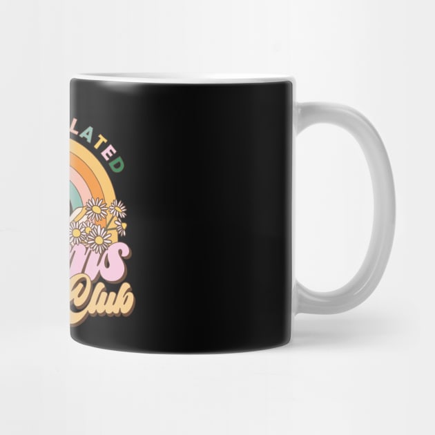 Overstimulated Moms Club Retro Gift by The WYLD Tribe
